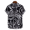 Mens summer Short Sleeve floral stylish casual